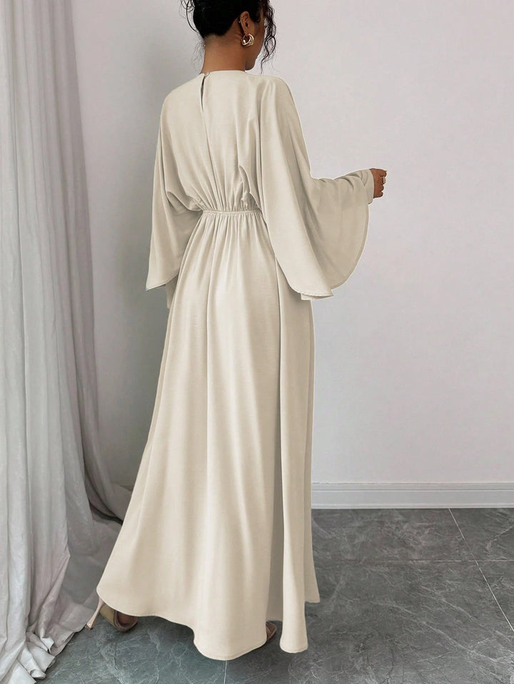 Rochie maxi SHEIN, crem
