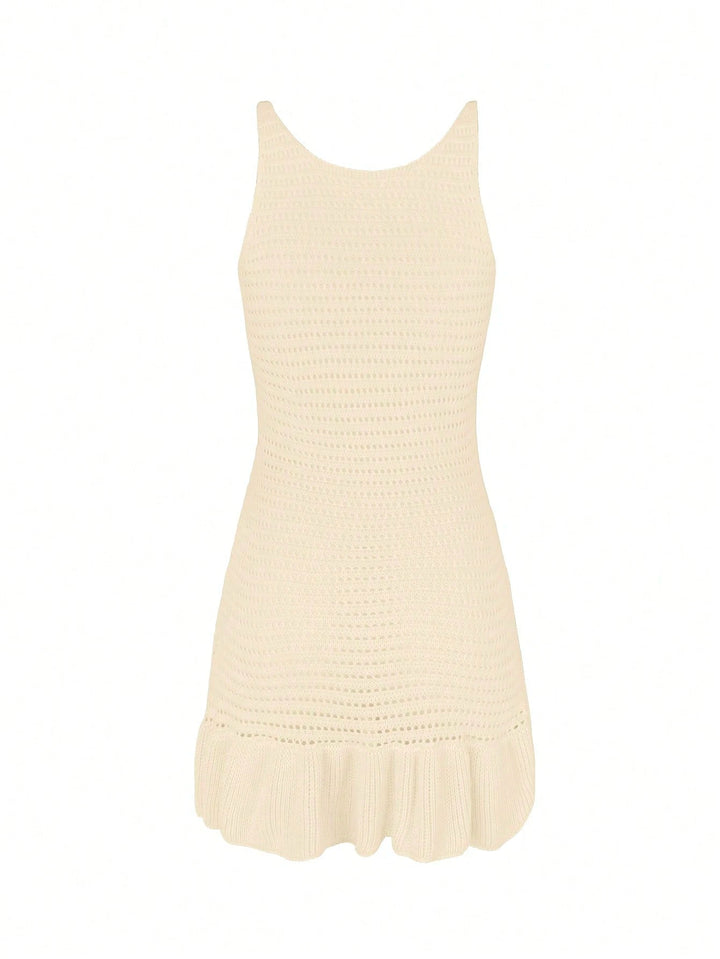 Rochie de plajă SHEIN, crem