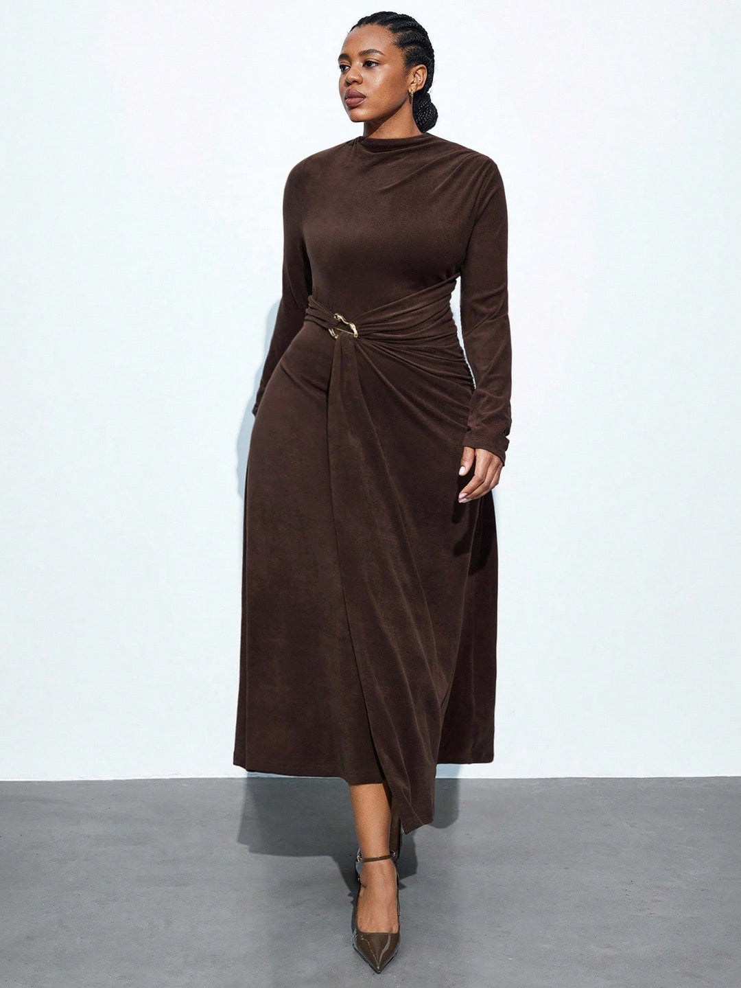 Rochie SHEIN, maro