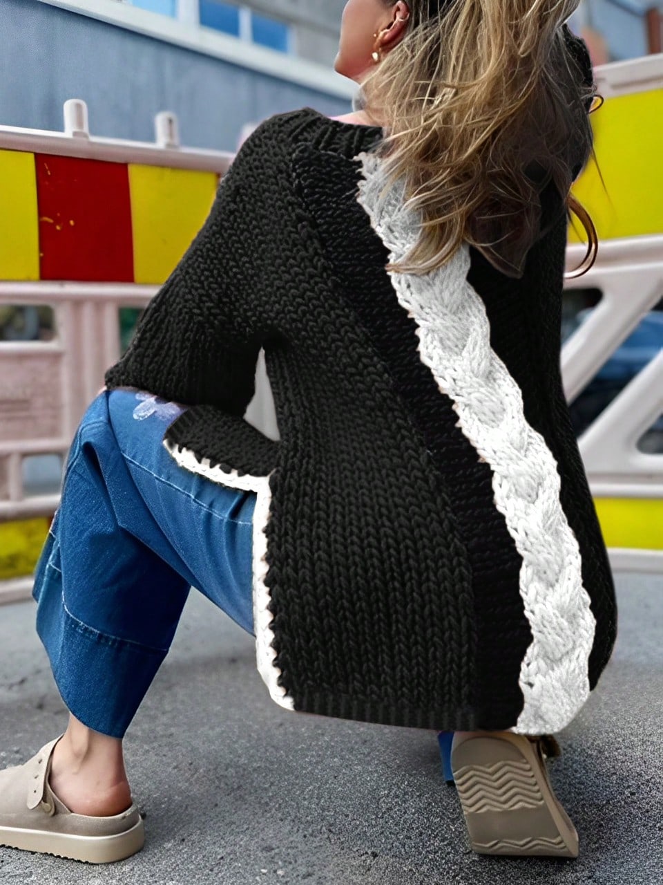 Pulover SHEIN, negru