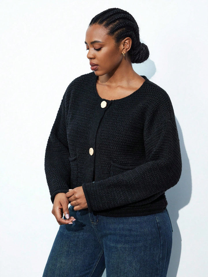 Cardigan SHEIN, negru
