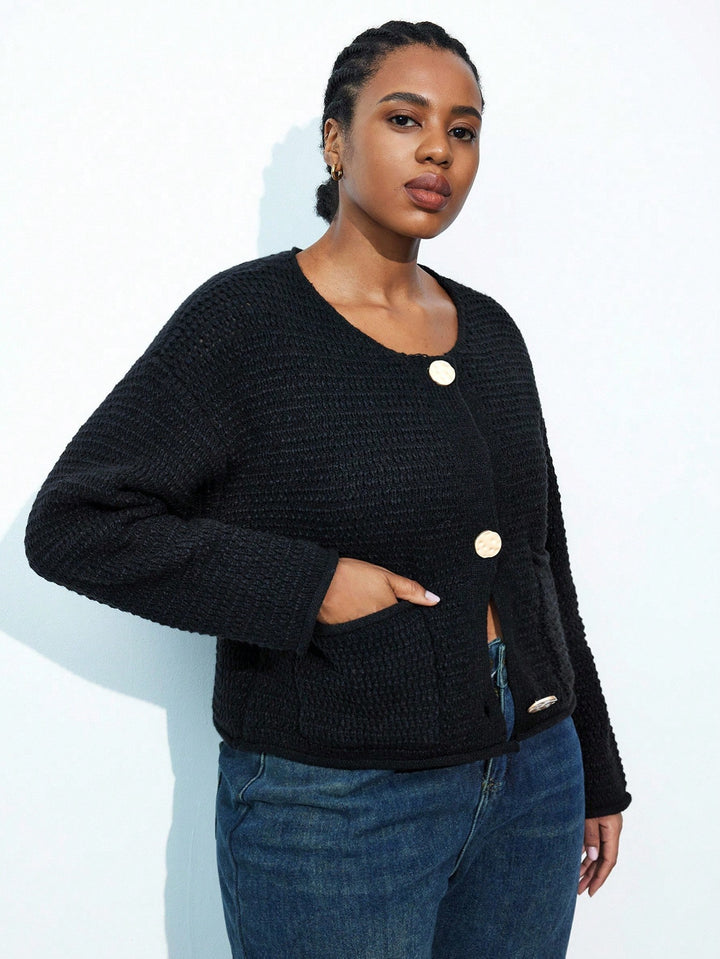 Cardigan SHEIN, negru
