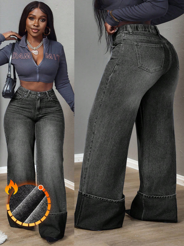 Jeans SHEIN, negru