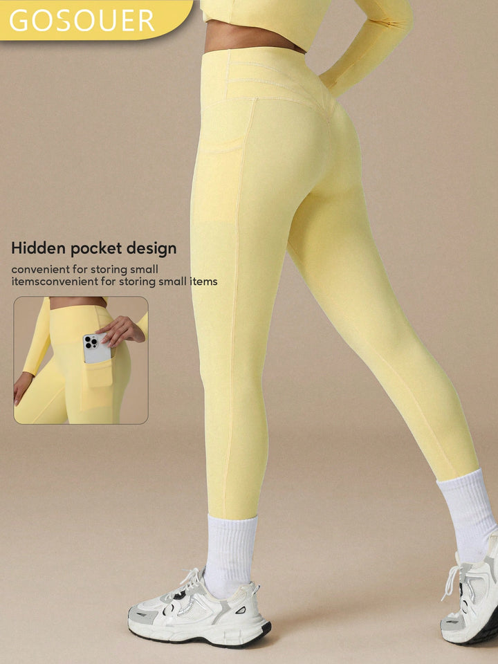 Leggings SHEIN, sárga