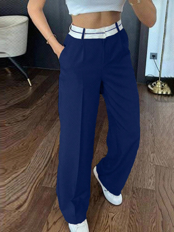 Pantalon SHEIN, albastru