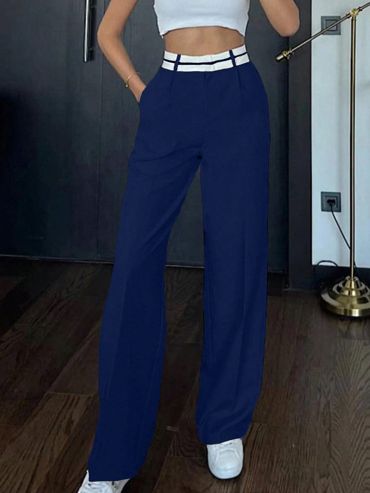 Pantalon SHEIN, albastru