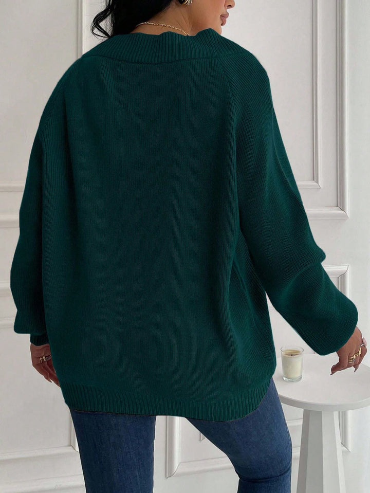 Pulover SHEIN, verde