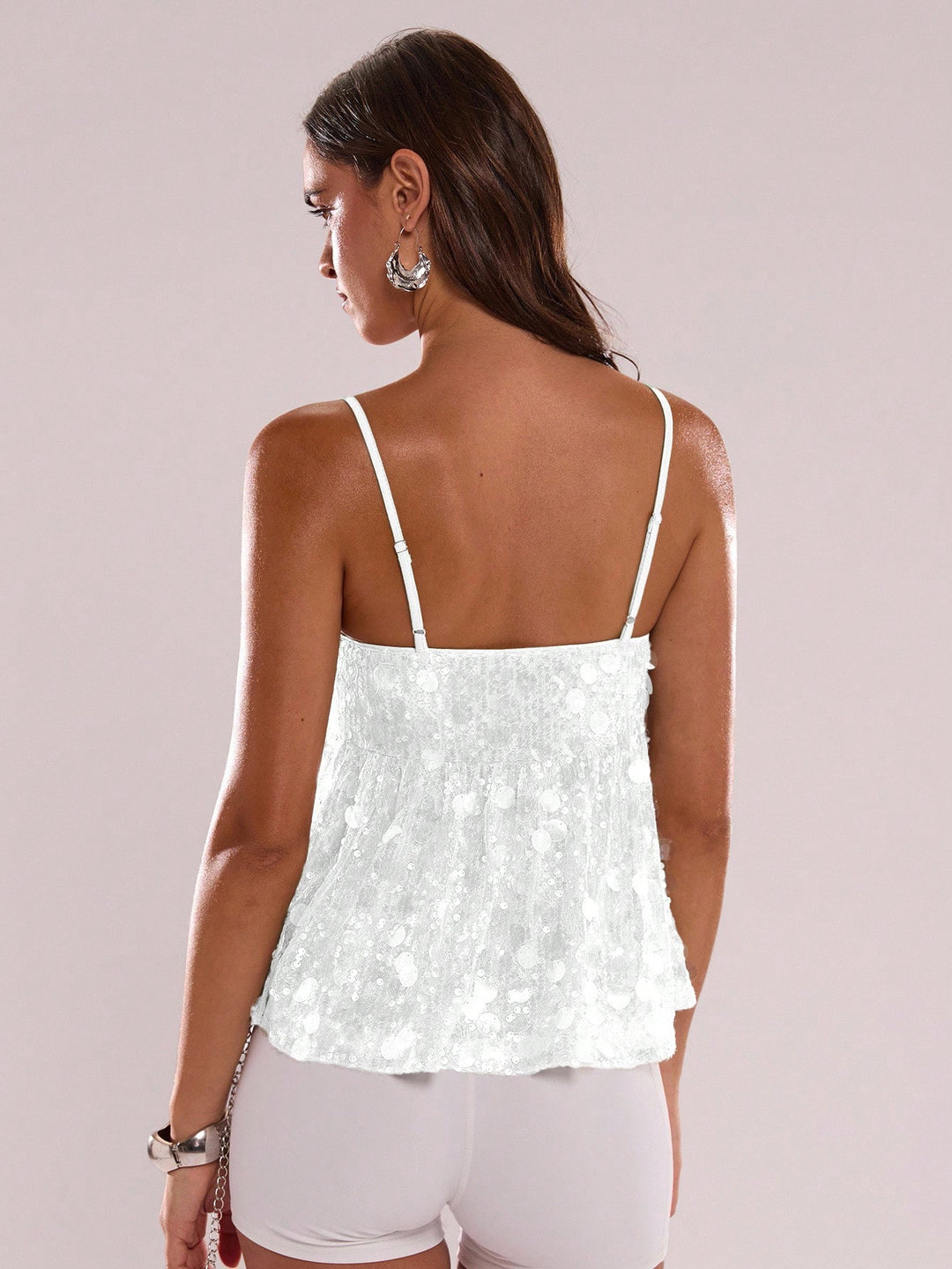 Shein top, fehér