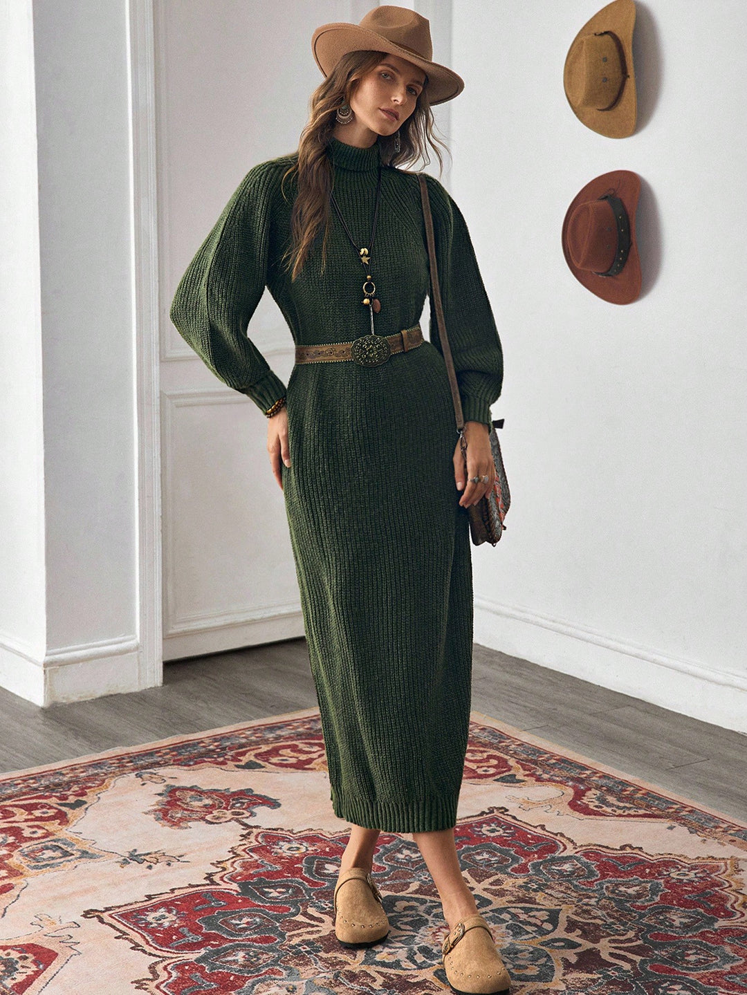 SHEIN ruha, khaki