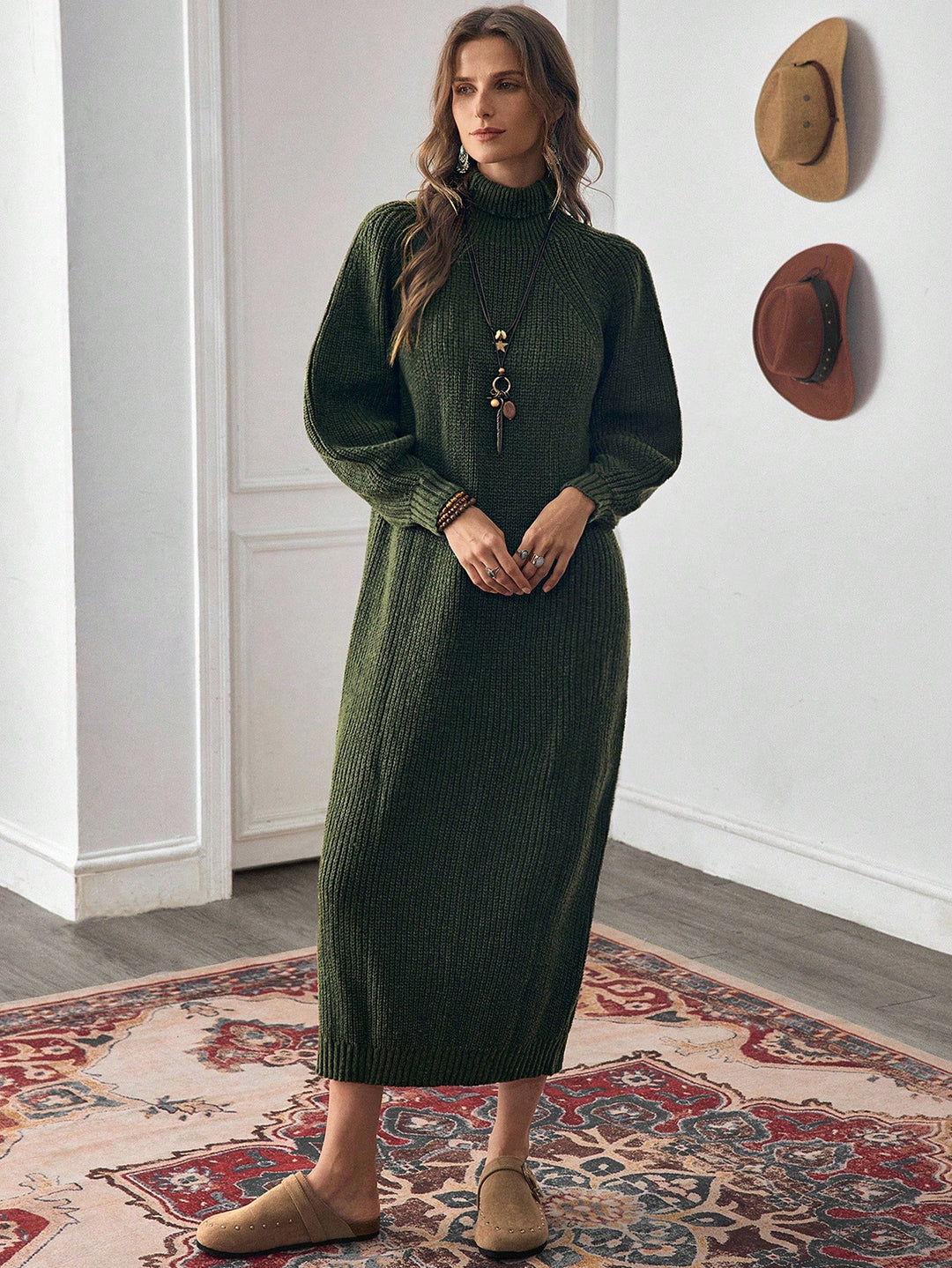 SHEIN ruha, khaki