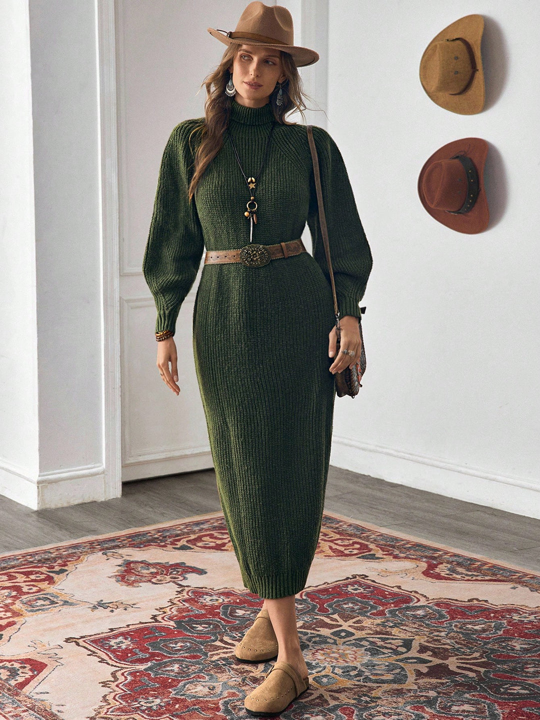 SHEIN ruha, khaki