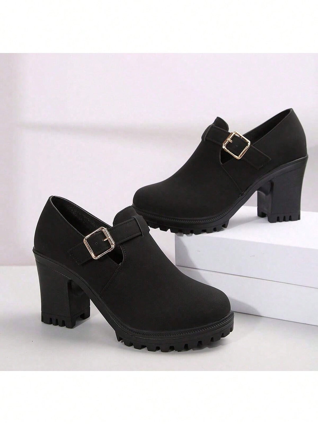 Pantofi Cu Toc Shein, Negru
