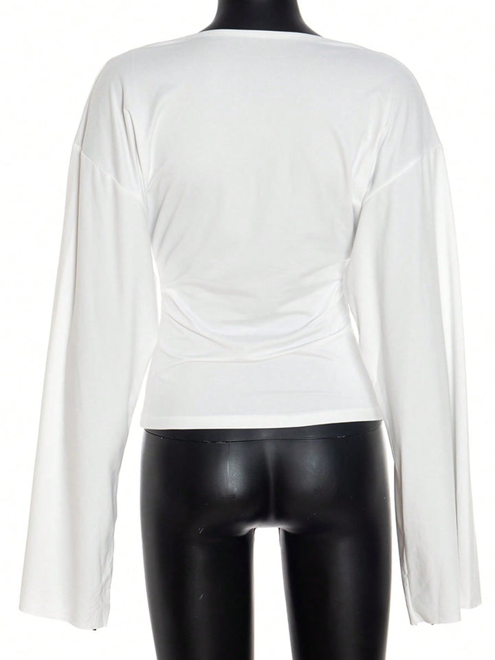 Top SHEIN, alb