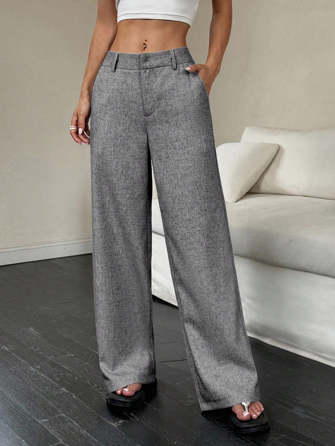 Pantaloni SHEIN, gri