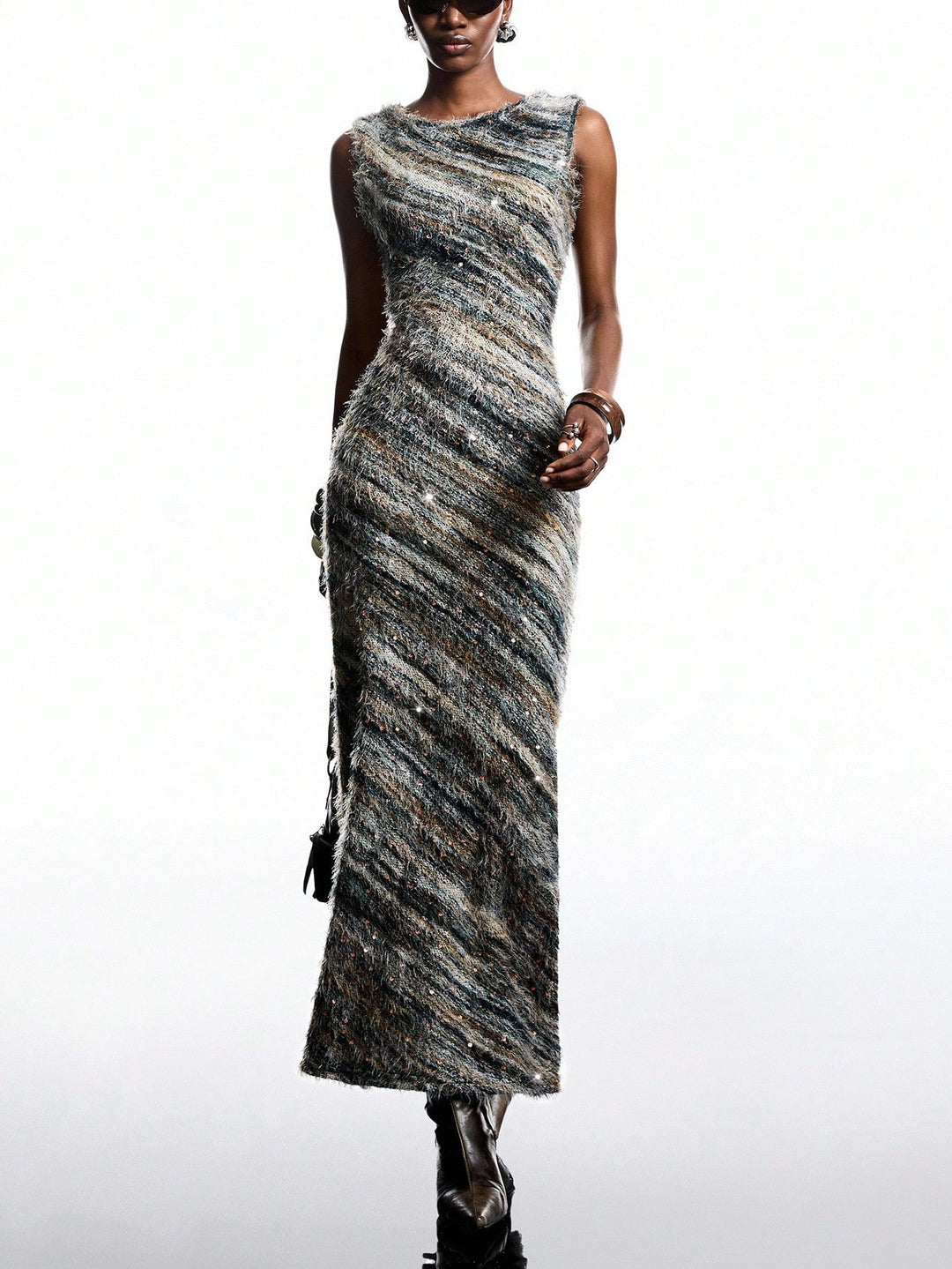 Rochie maxi SHEIN, mix culori
