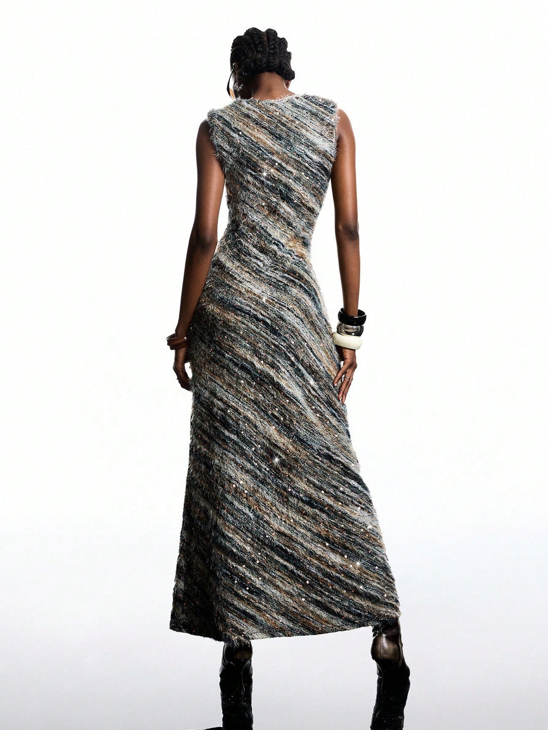 Rochie maxi SHEIN, mix culori