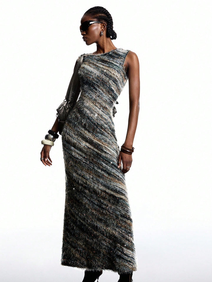 Rochie maxi SHEIN, mix culori