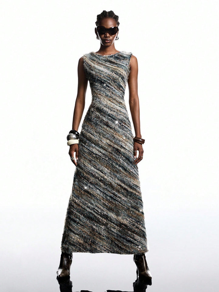 Rochie maxi SHEIN, mix culori