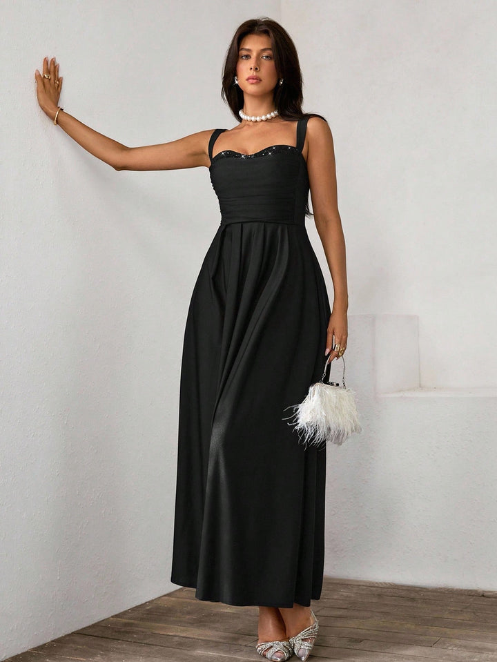 Rochie maxi SHEIN, negru