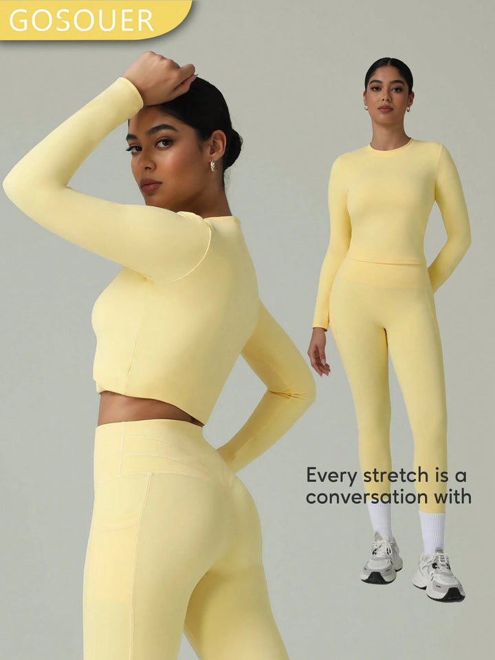 Leggings SHEIN, sárga