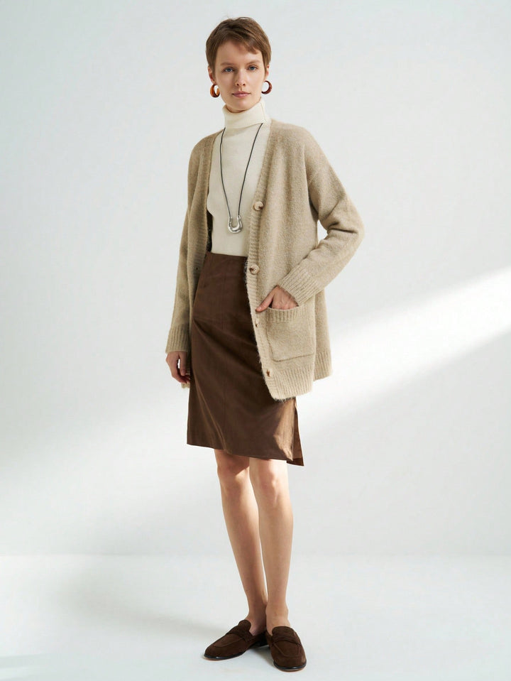 Cardigan SHEIN, kaki