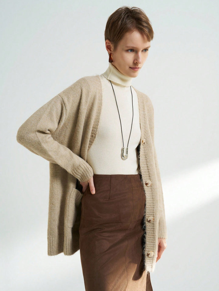 Cardigan SHEIN, kaki