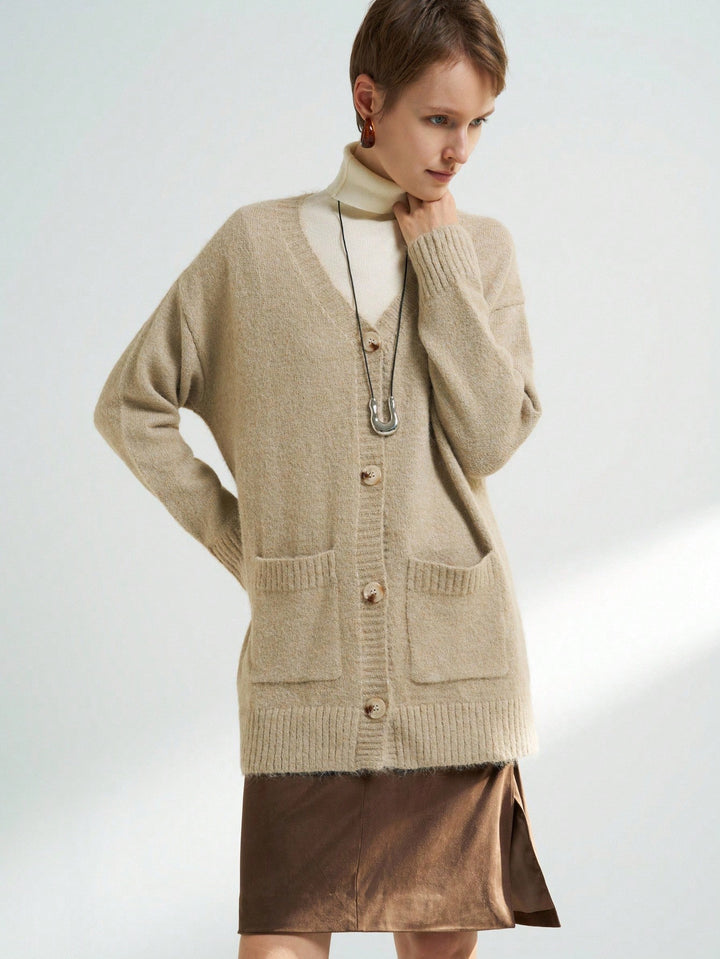 Cardigan SHEIN, kaki