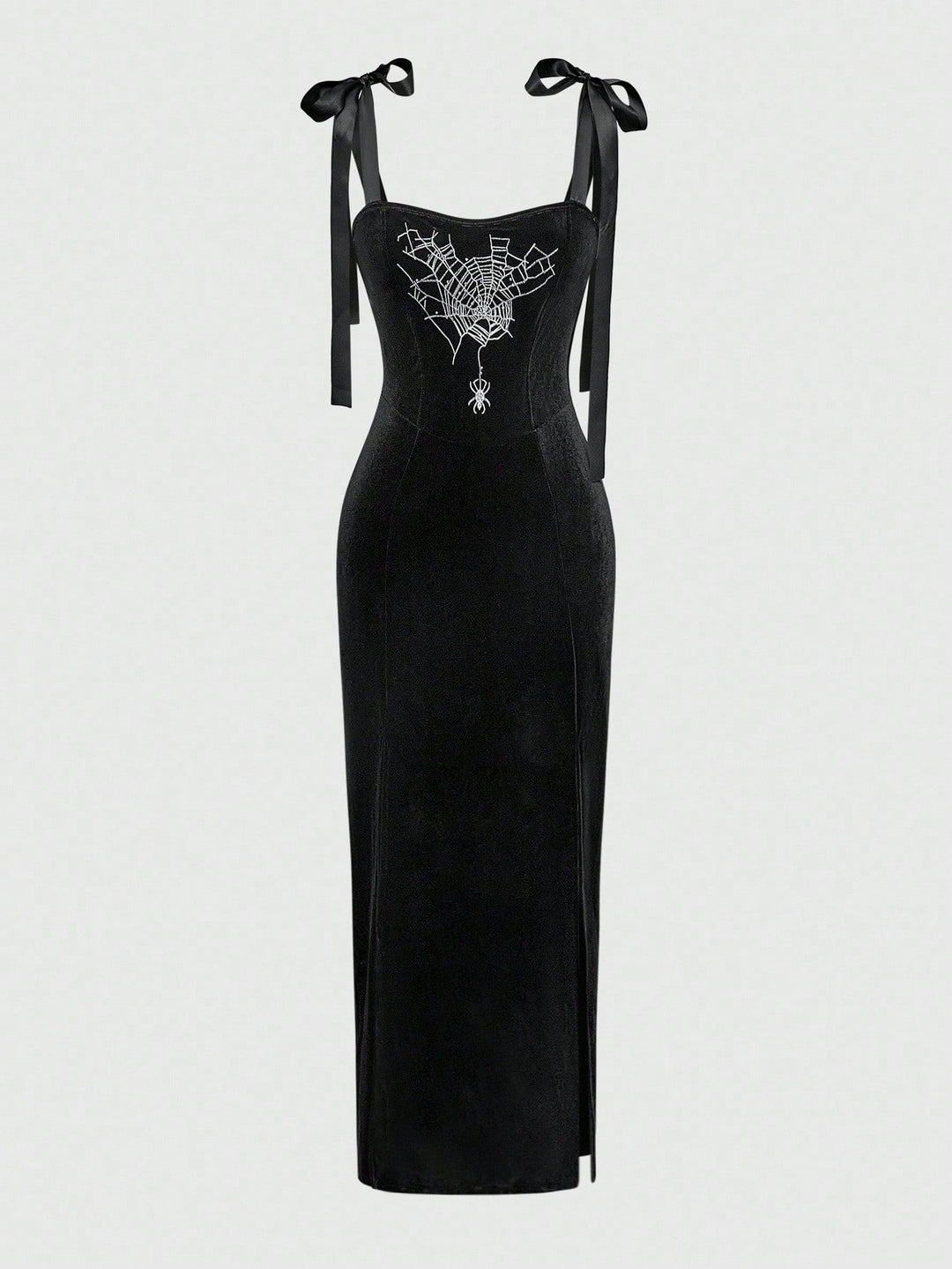 Shein maxi ruha, fekete