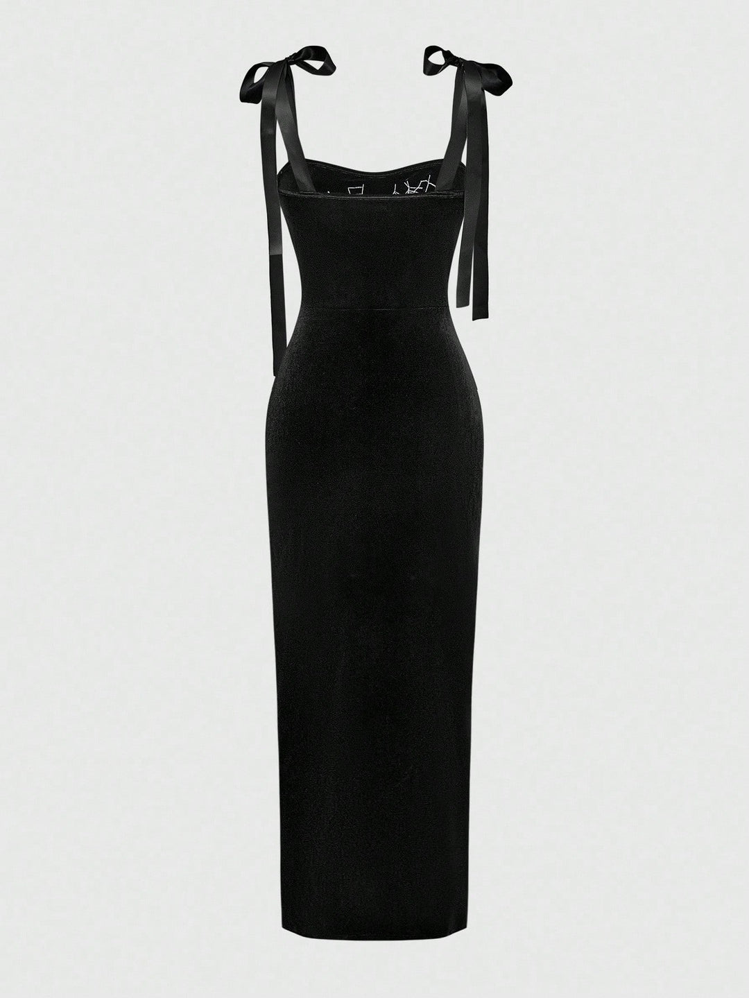 Shein maxi ruha, fekete