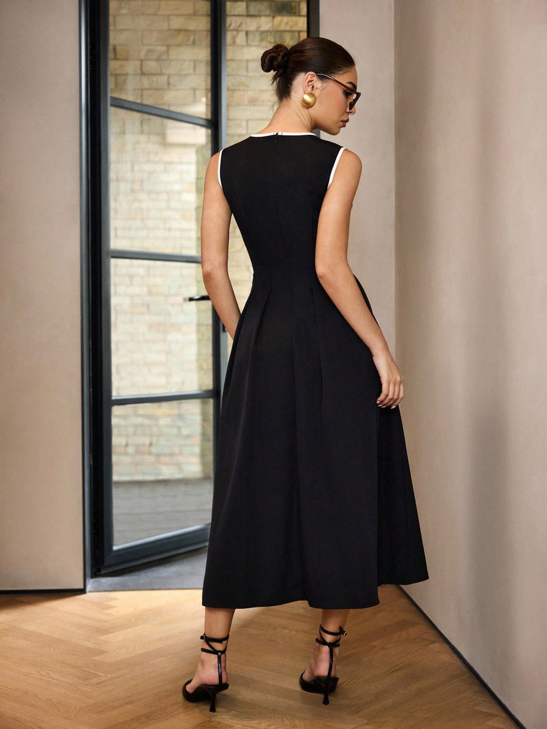 Rochie maxi SHEIN, negru