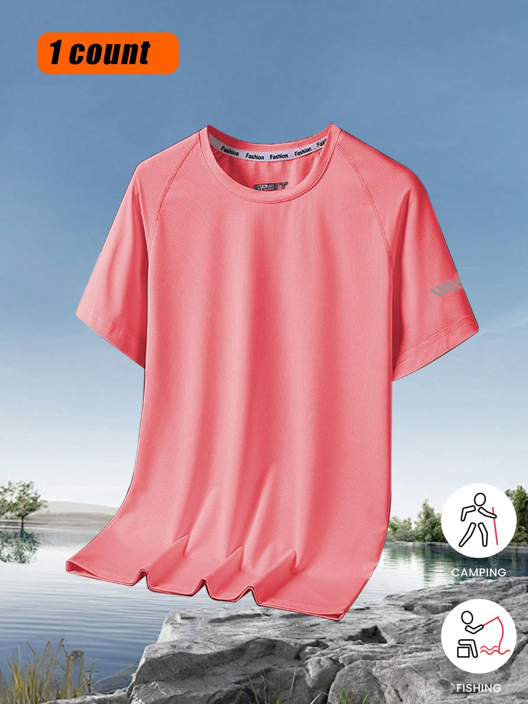 Tricou sportiv SHEIN, roz