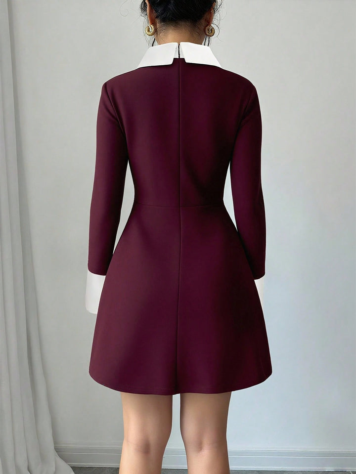 Rochie mini SHEIN, vișiniu