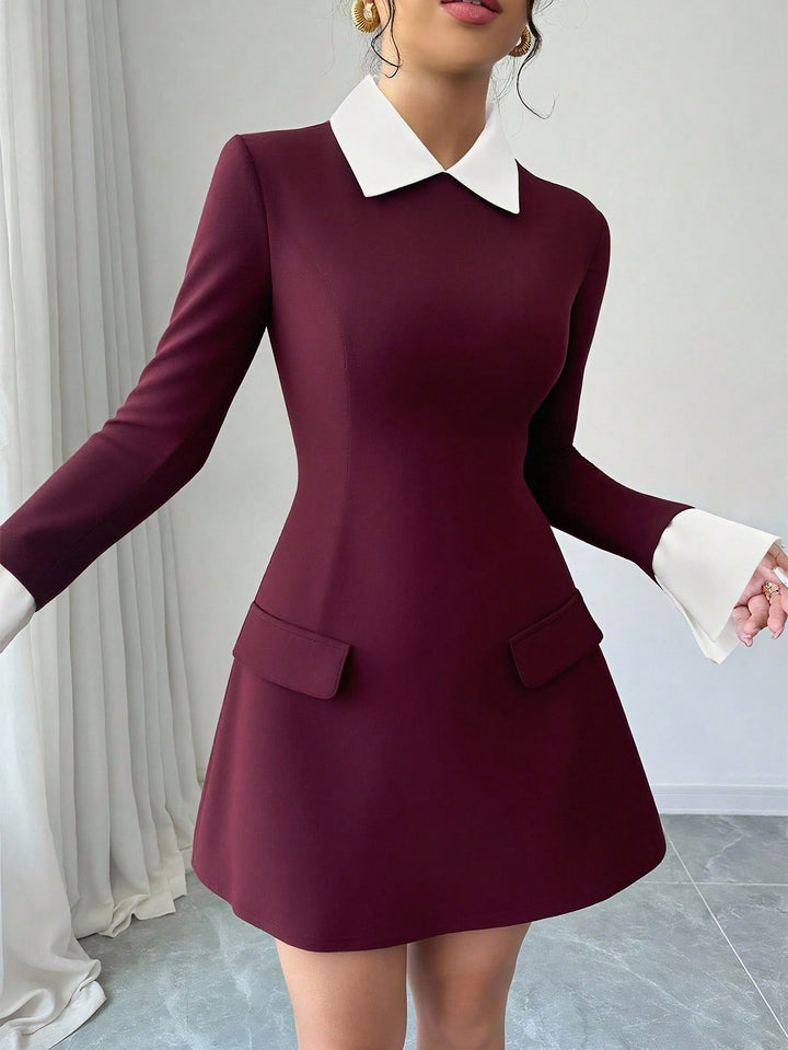 Rochie mini SHEIN, vișiniu