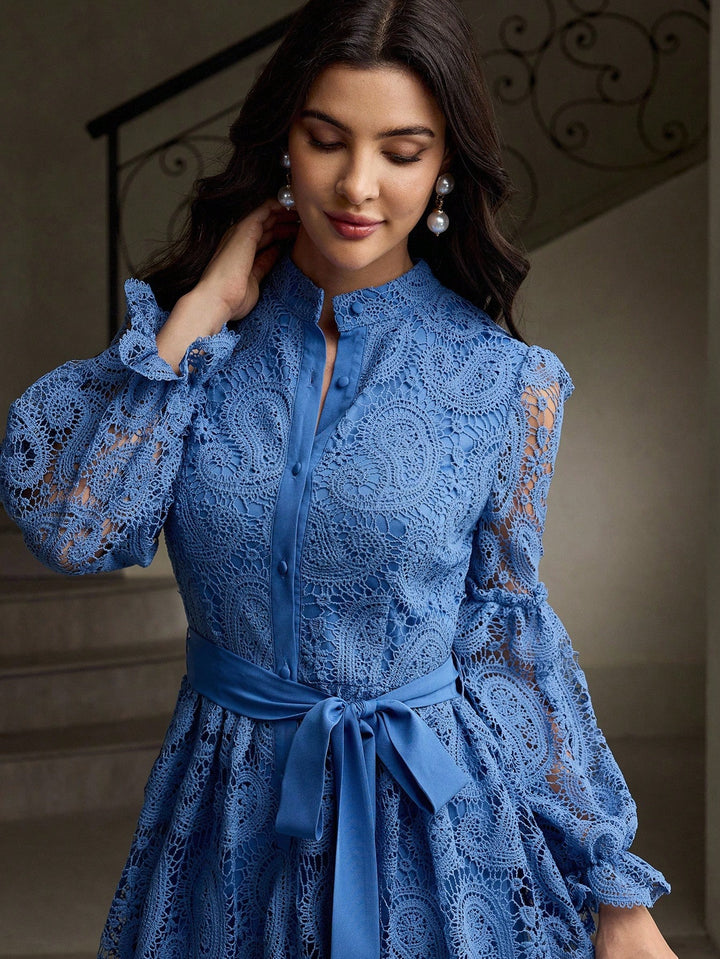 Rochie midi SHEIN, albastru