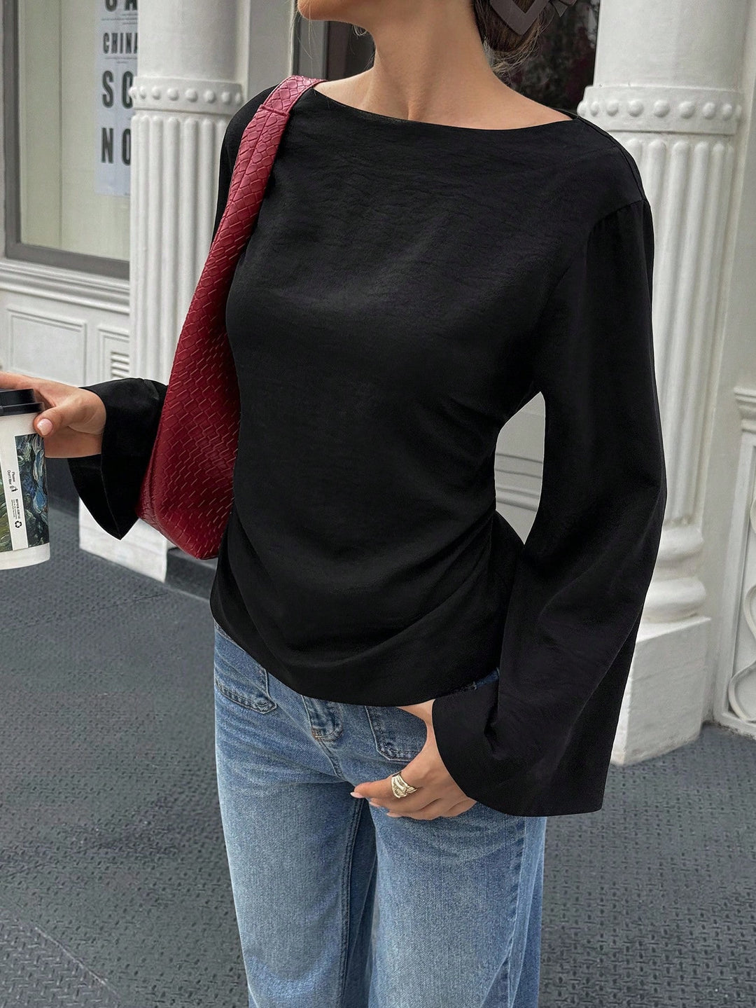Bluza SHEIN, negru
