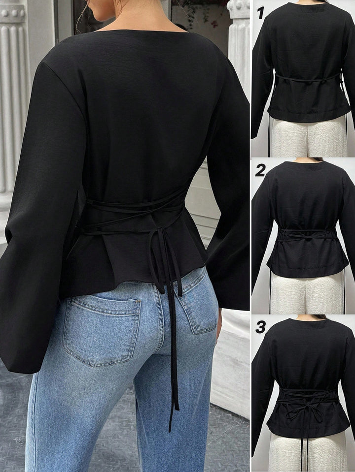 Bluza SHEIN, negru