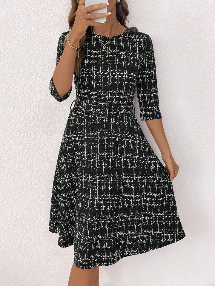 Rochie midi SHEIN, negru