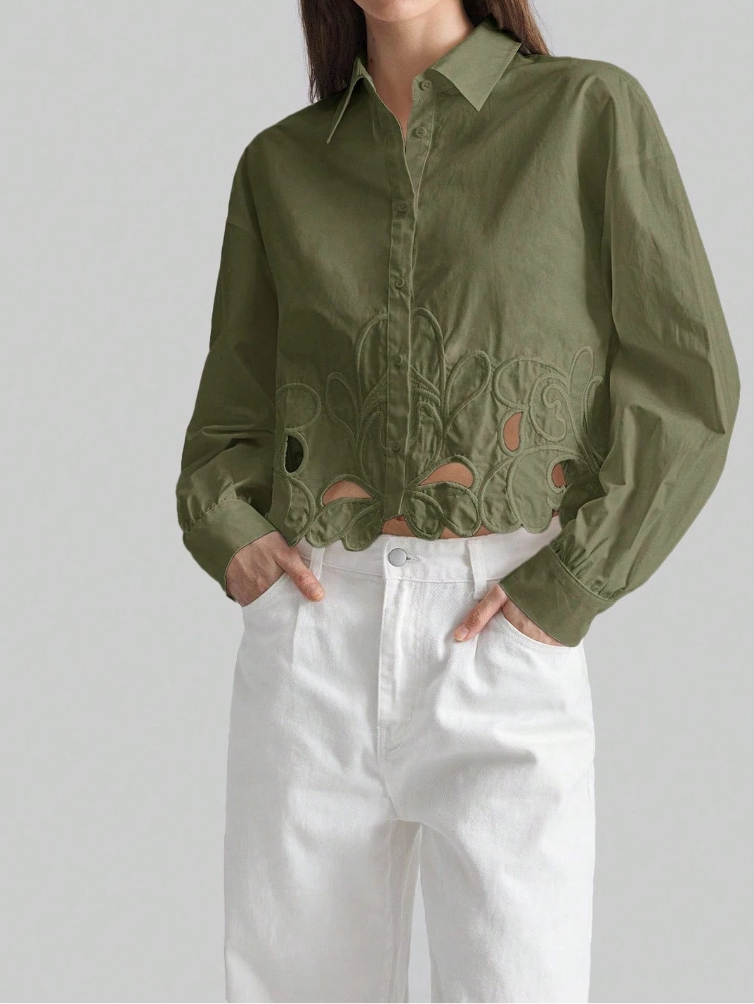 SHEIN ing, khaki