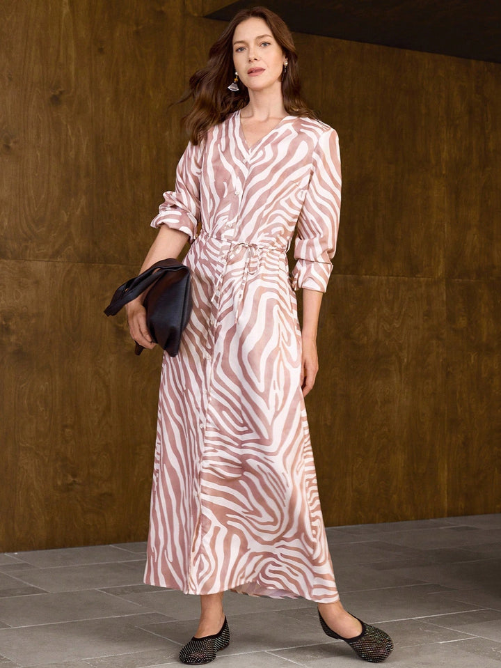 Rochie maxi SHEIN, mix culori