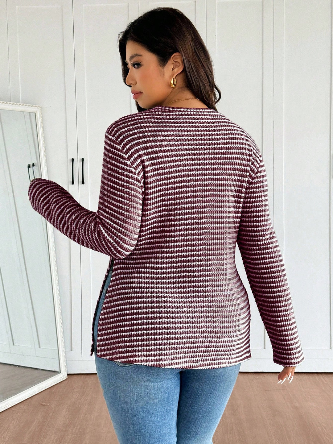 Tricou SHEIN, vișiniu