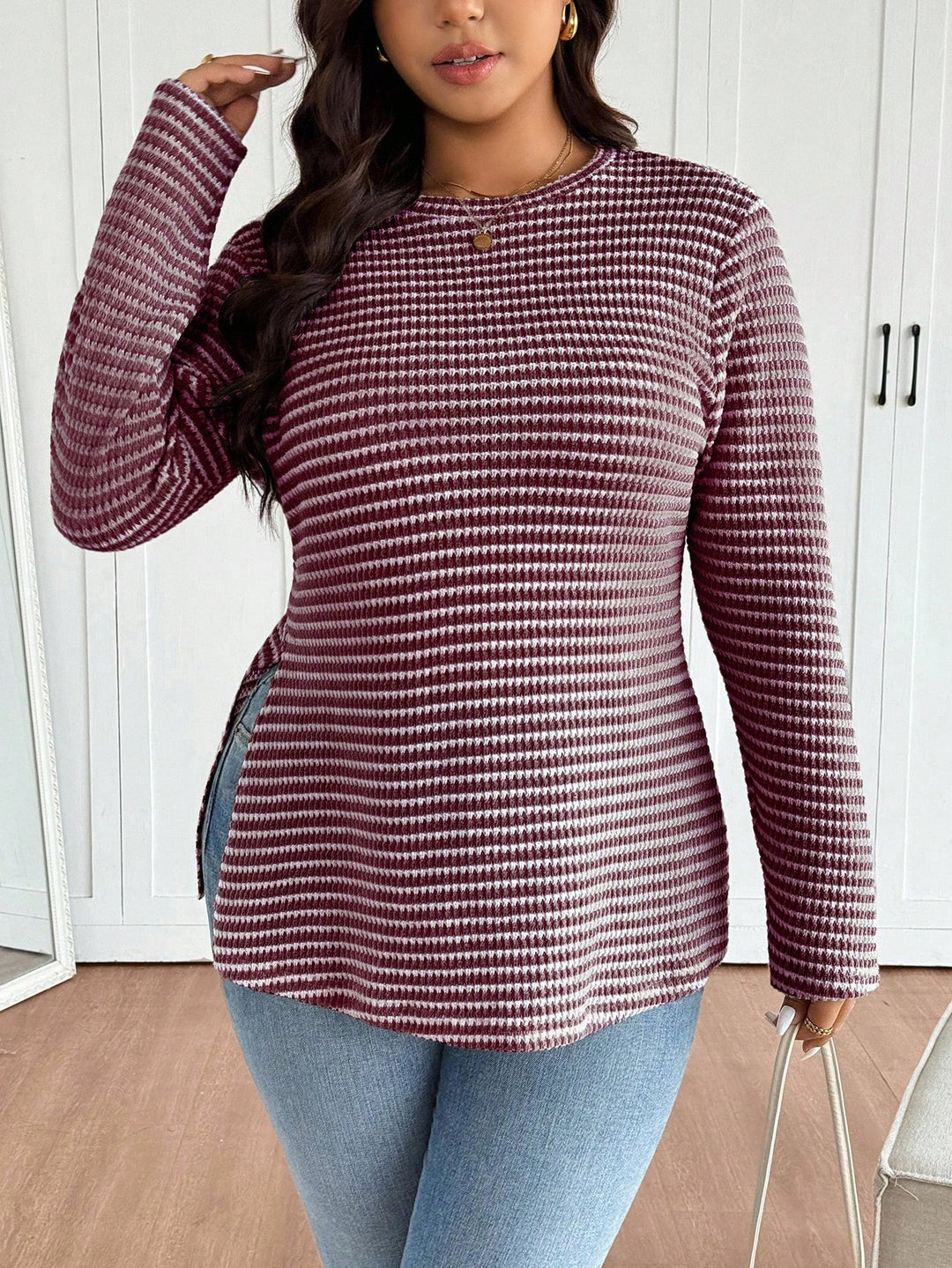 Tricou SHEIN, vișiniu