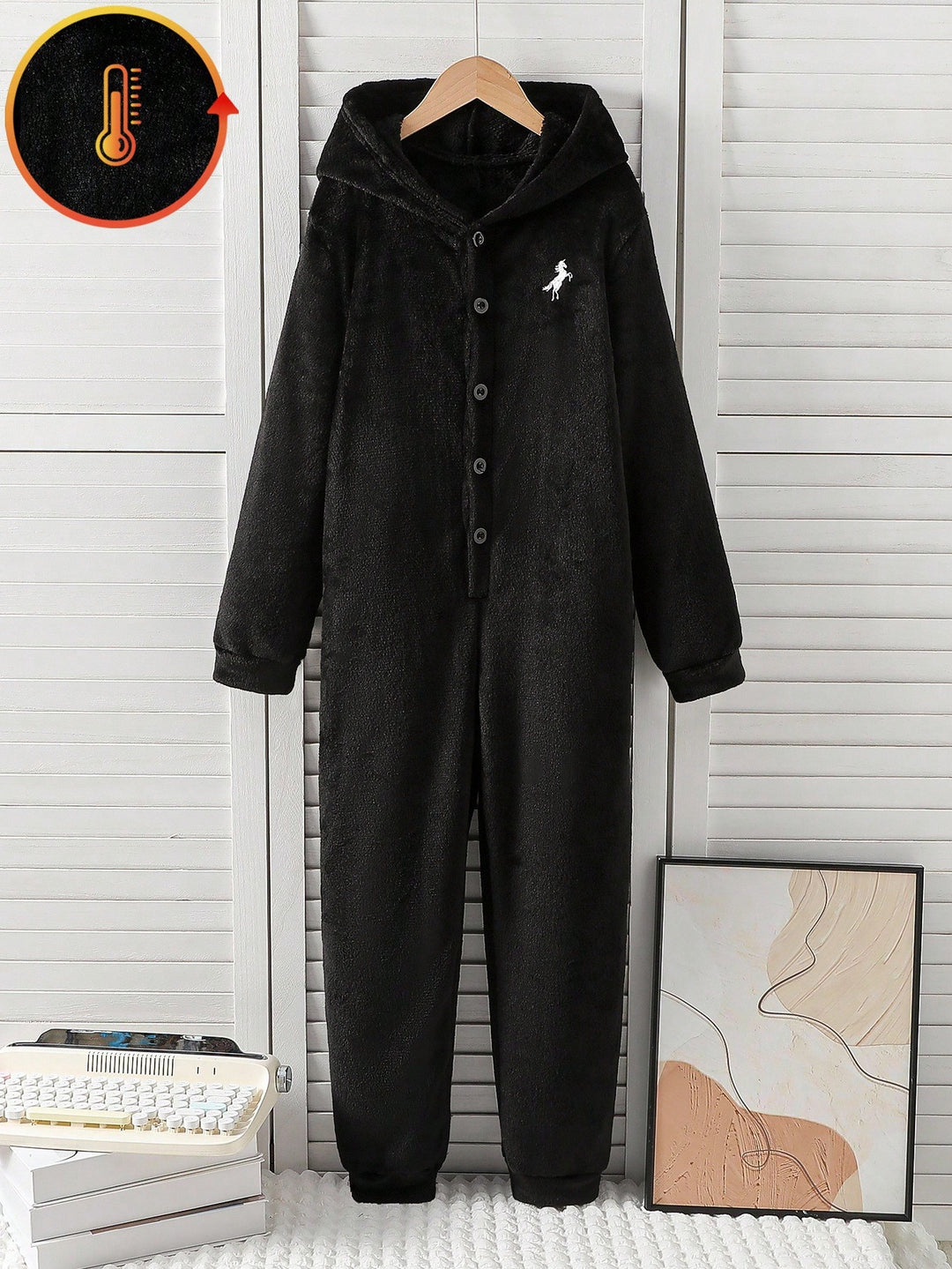 SHEIN fekete háló overall