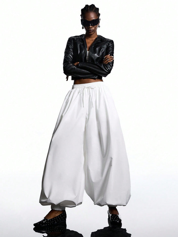 Pantaloni SHEIN, alb