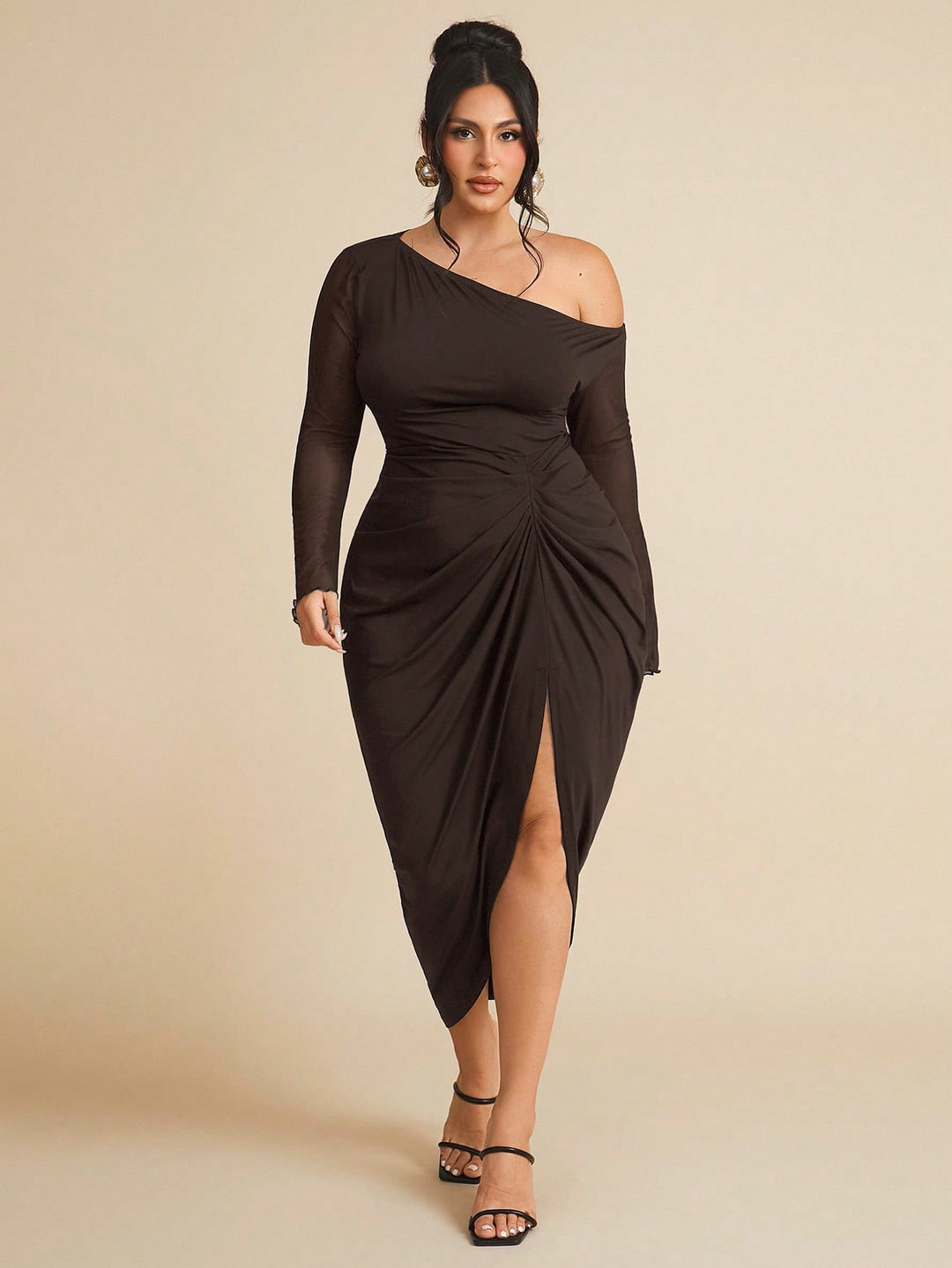Rochie SHEIN, maro