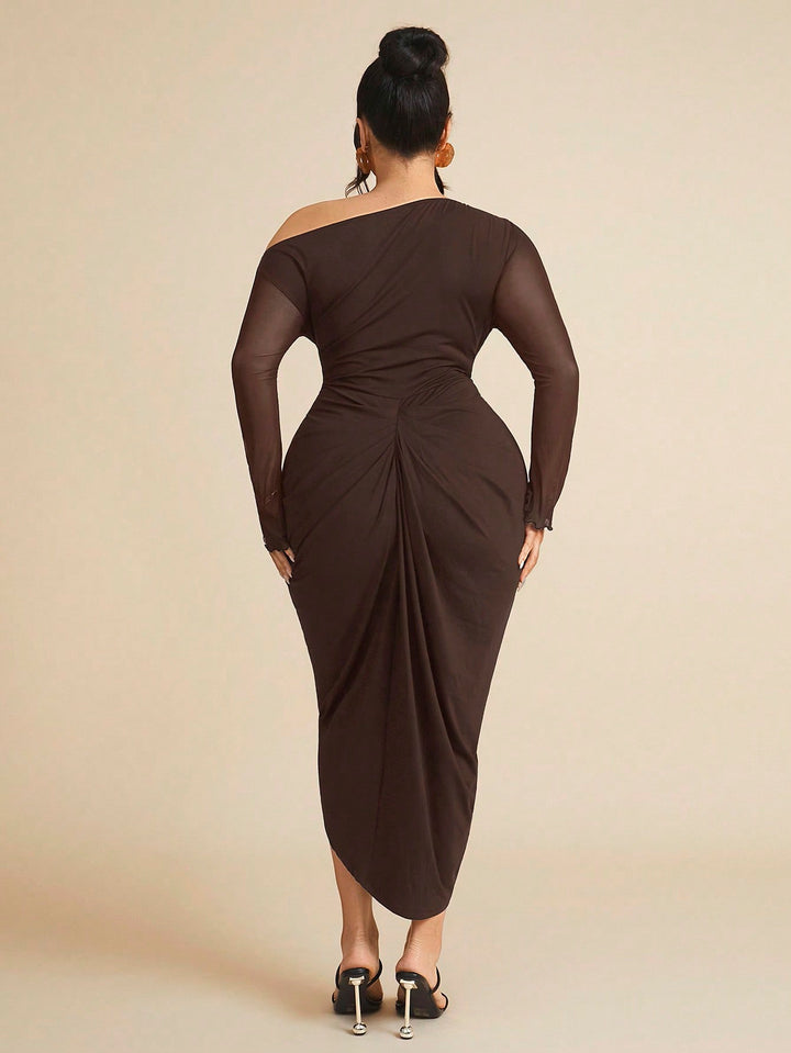 Rochie SHEIN, maro