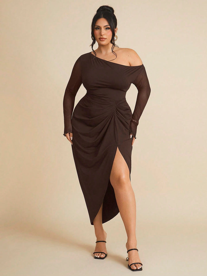 Rochie SHEIN, maro