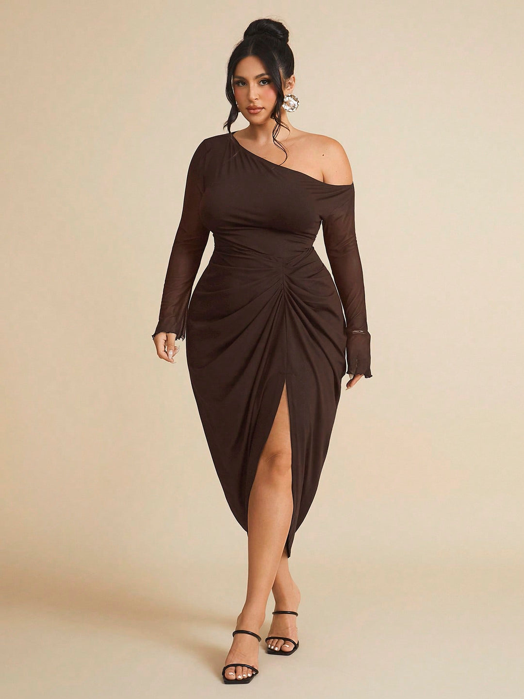 Rochie SHEIN, maro