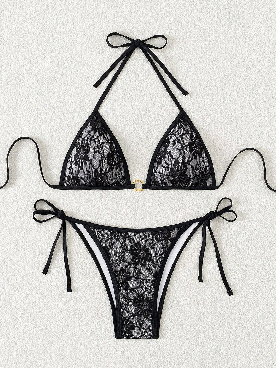 Set bikini SHEIN, negru