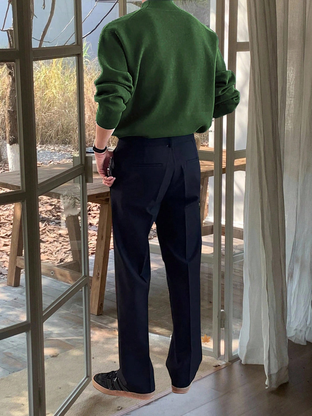 Pulover SHEIN, verde