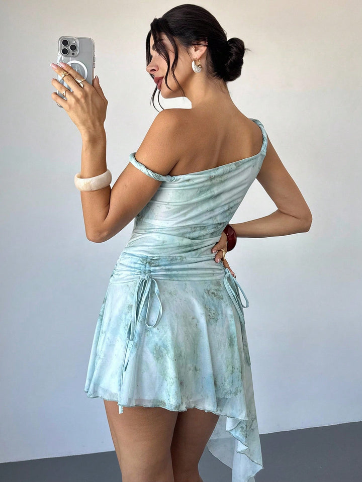 Rochie mini SHEIN, verde